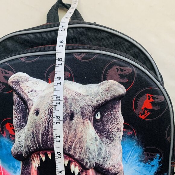 JURASSIC WORLD 16" Full-Size T-Rex Dinosaur 3D Backpack School or Travel - Picture 8 of 8